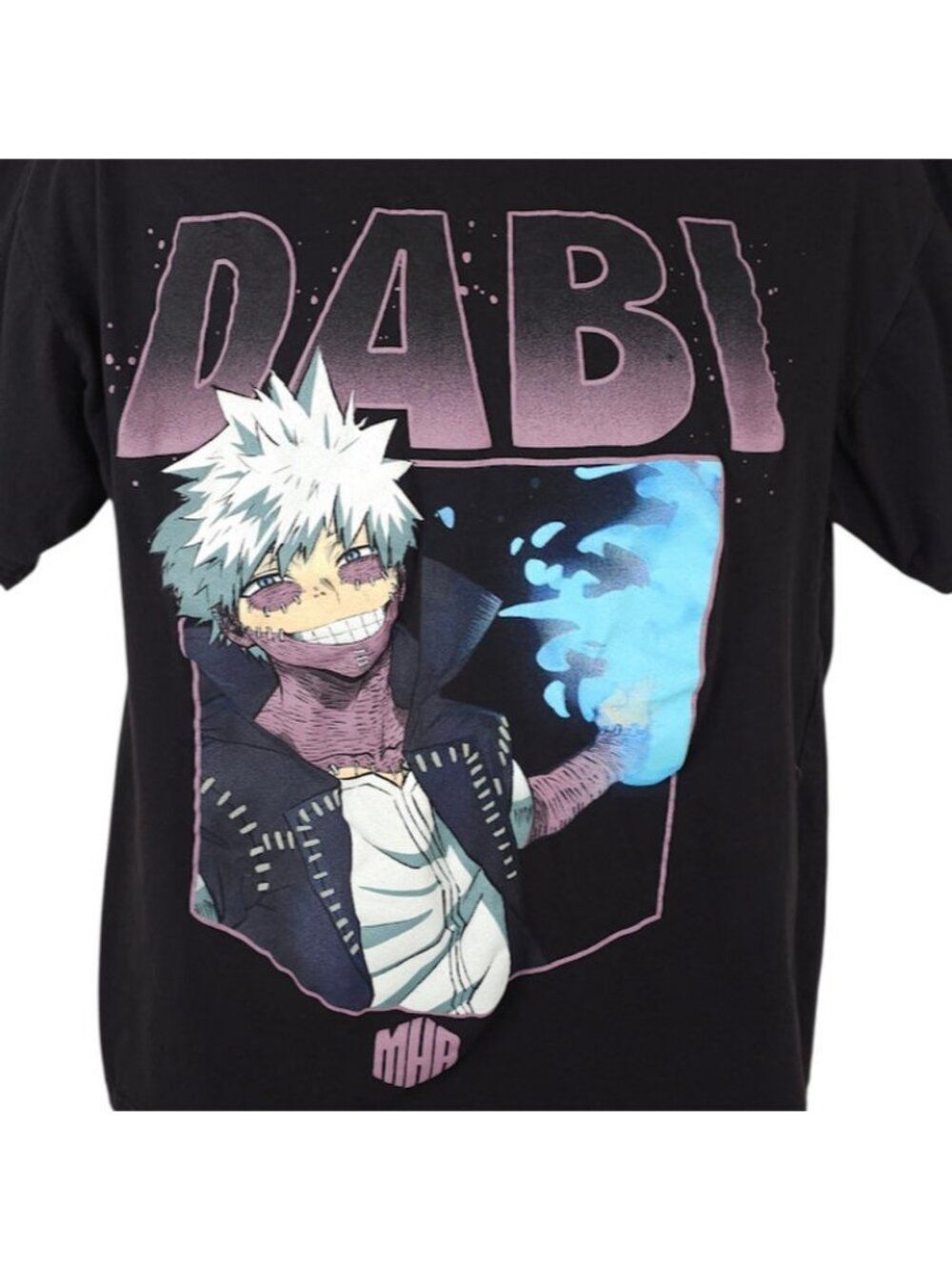 My Hero Academia T Shirt Mens Size Large Black Dabi Japanese Manga Anime Series